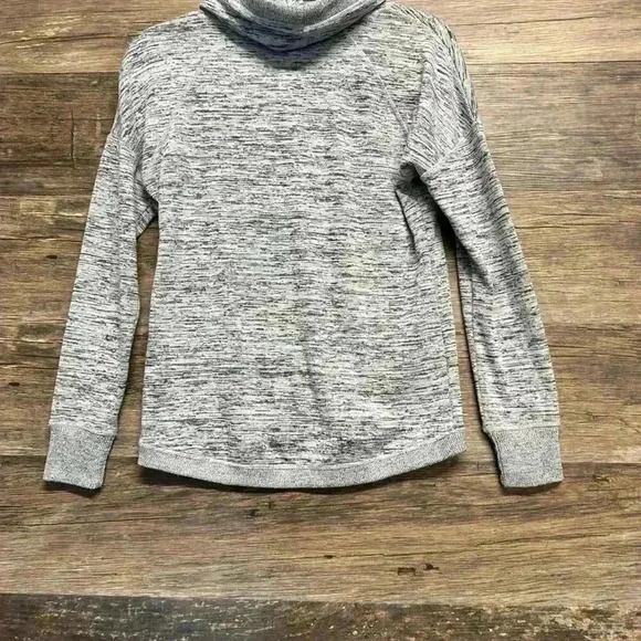 Athleta Heather Gray Cowl Neck Sweater - Picture 2 of 5